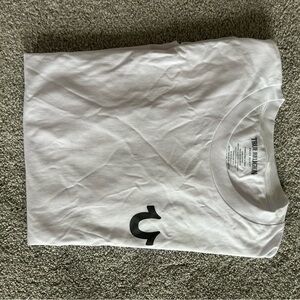 True Religion White Tee with Black Logo